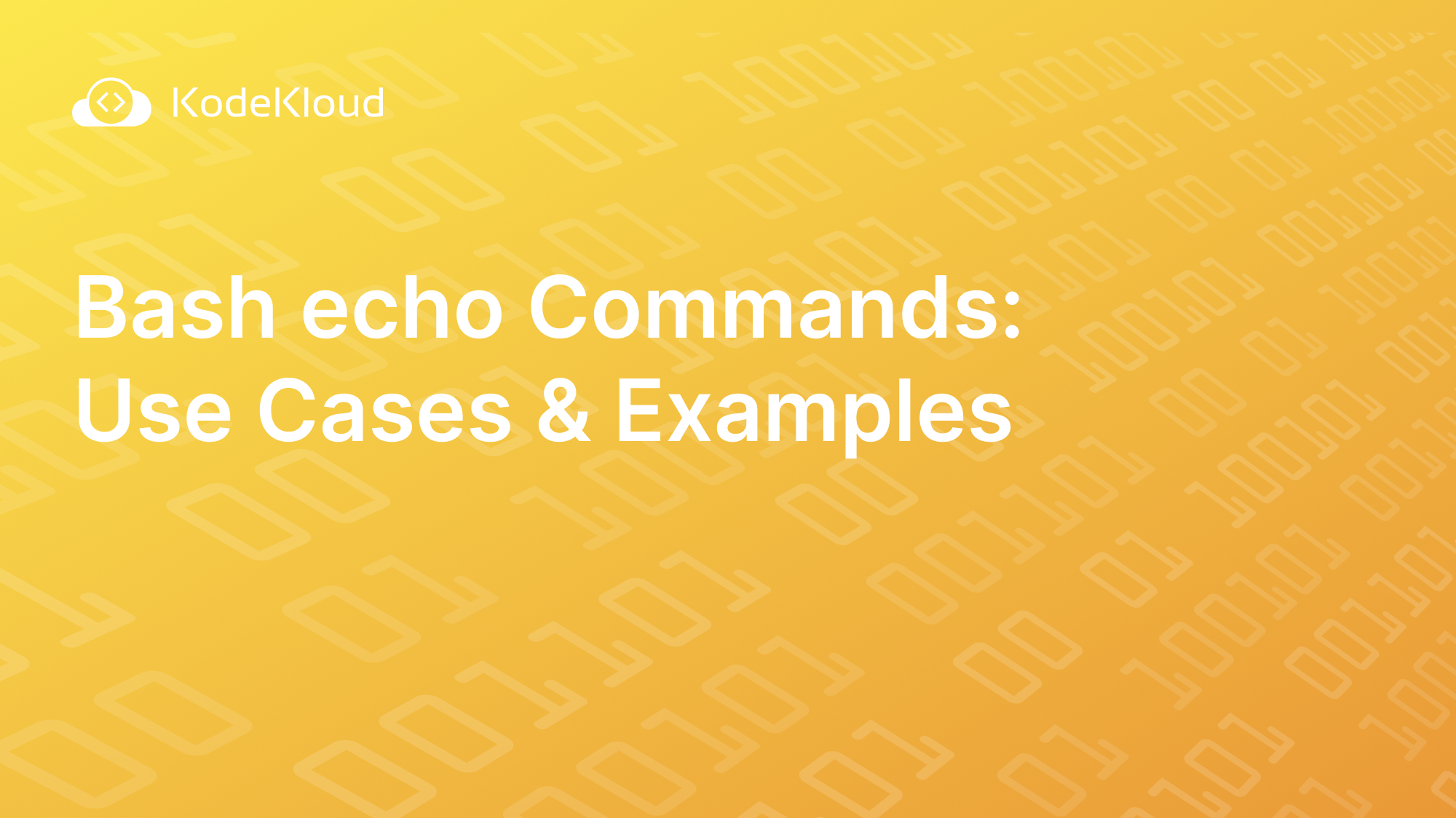 Bash Echo Commands: Use Cases and Examples